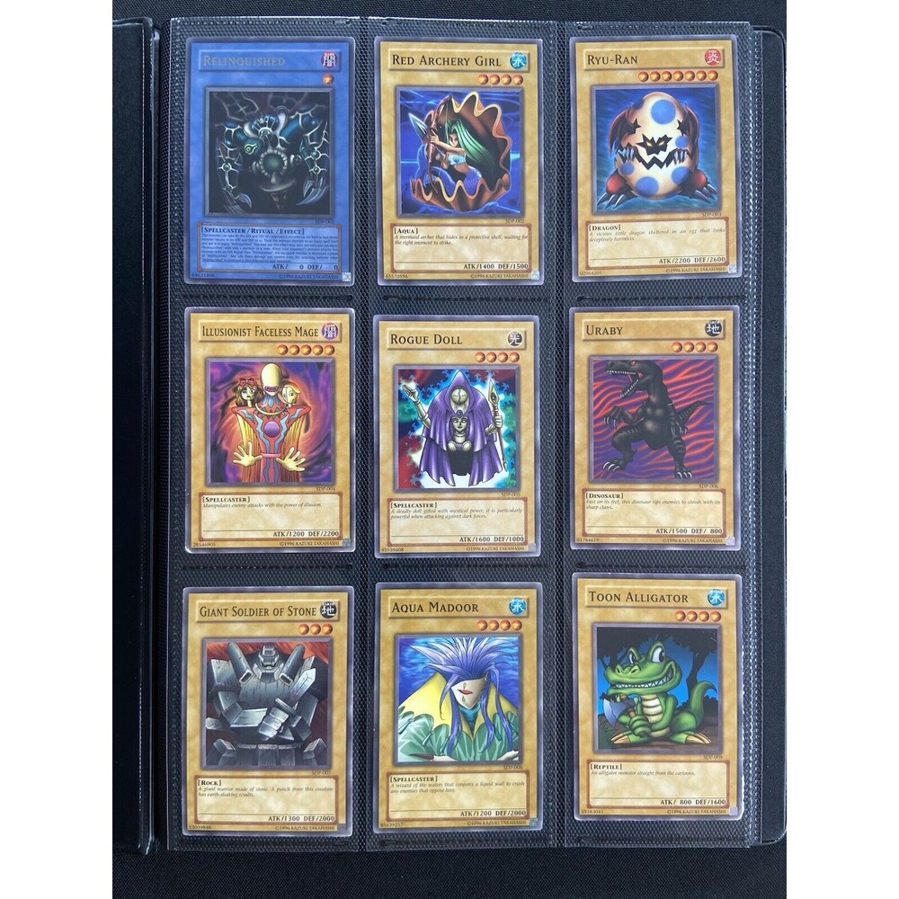 YuGiOh Pegasus Starter Deck (2002) Complete Set Unlimited Edition NM-MP